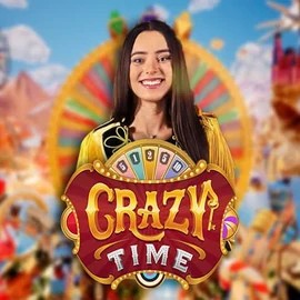 Crazy Time online game logo by Evolution on vavada-casino-pl.net.pl