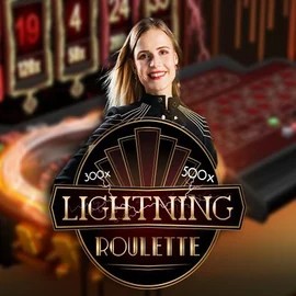 Live Casino logo of Lightning Roulette from Evolution at Vavada Casino